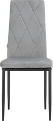Комплект из 4 обеденных стульев Loft24 Melly, серый цвет цена и информация | Стулья для кухни и столовой | hansapost.ee