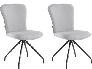 Комплект из 2-х обеденных стульев Loft24 Carla, серый цвет цена и информация | Стулья для кухни и столовой | hansapost.ee