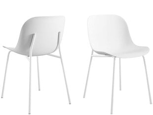 Комплект из 2-х стульев для столовой Loft24 Ocean, белый цена и информация | Стулья для кухни и столовой | hansapost.ee
