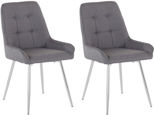 Комплект из 2-х стульев для столовой Loft24 Juri, серый цена и информация | Стулья для кухни и столовой | hansapost.ee