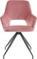 2 tooli söögitoa komplekt Loft24 Tracy, roosa цена и информация | Köögitoolid, söögitoolid | hansapost.ee