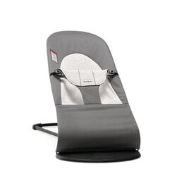 Кресло-качалка BabyBjörn Bouncer Balance Soft Woven, jersey dark grey цена и информация | Шезлонги и качели | hansapost.ee