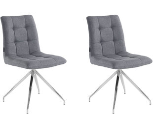Комплект из 2 обеденных стульев Loft24 Gina, серый цвет цена и информация | Стулья для кухни и столовой | hansapost.ee