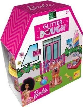 Loominguline komplekt Lisciani Barbie Glitter Dough Kit House hind ja info | Arendavad laste mänguasjad | hansapost.ee