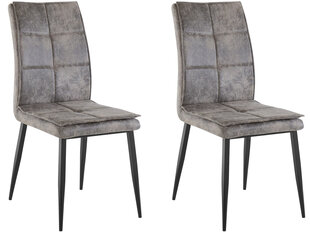 Комплект из 2-х стульев для столовой Loft24 Lima, серый цена и информация | Стулья для кухни и столовой | hansapost.ee