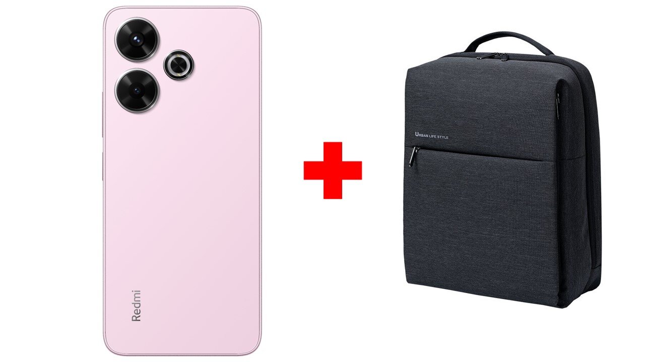 Xiaomi Redmi 13 Pearl Pink 6GB RAM 128GB + Xiaomi Mi City Backpack 2, 15.6" цена и информация | Telefonid | hansapost.ee