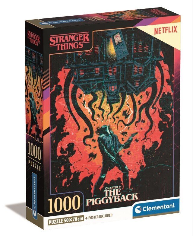 Clementoni pusle 1000 Compact Netflix StrangerThings.39861 hind ja info | Pusled lastele ja täiskasvanutele | hansapost.ee