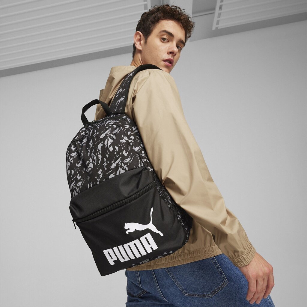 Puma seljakott PHASE (22L), must цена и информация | Käekotid naistele | hansapost.ee