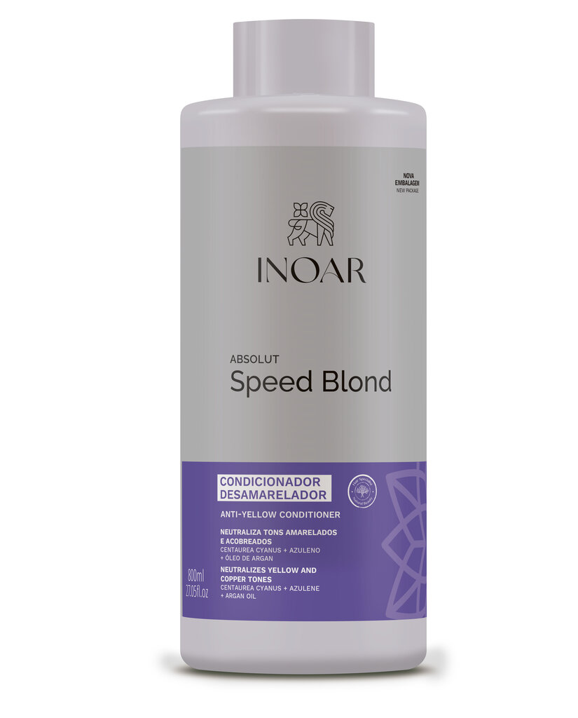 Palsam blondidele juustele Inoar Absolut Speed Blond Conditioner, 800 ml hind ja info | Palsamid | hansapost.ee