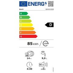 Bosch SBH4HVX00E hind ja info | Nõudepesumasinad | hansapost.ee