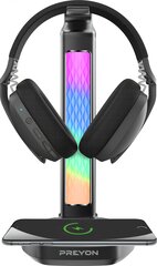 Подставка для наушников Preyon Heron Beak RGB, зарядное устройство, USB-хаб (PHB41B) цена и информация | Аксессуары для наушников | hansapost.ee