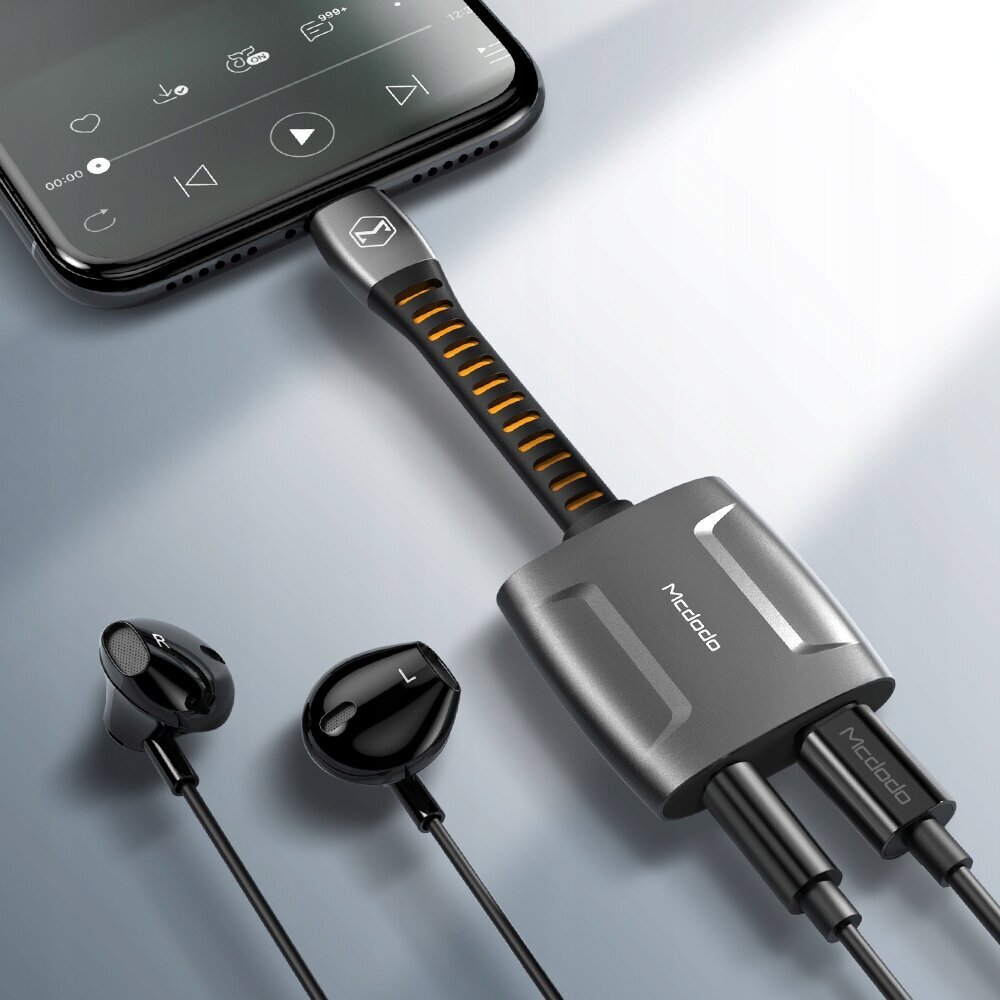 McDodo telefoni adapter, adapter, Iphone'ile, minipesa 3,5 mm, CA-6340 цена и информация | USB adapterid ja jagajad | hansapost.ee