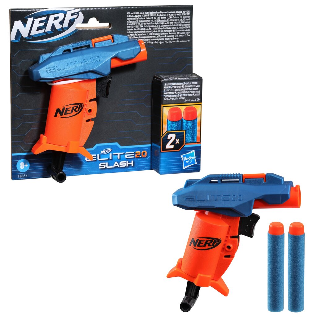 Mängupüstol Elite 2.0 Slash Nerf, oranž/sinine, 3 tk hind ja info | Mänguasjad poistele | hansapost.ee