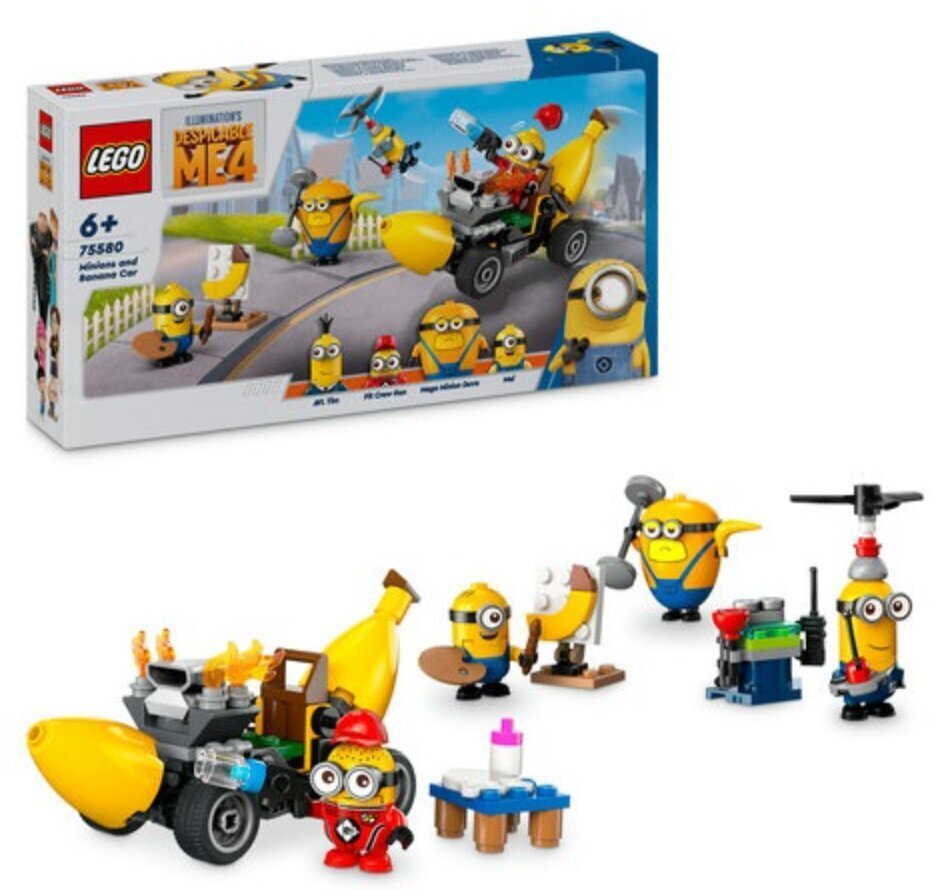 Lego Minionid ja banaaniauto hind ja info | Klotsid ja konstruktorid | hansapost.ee