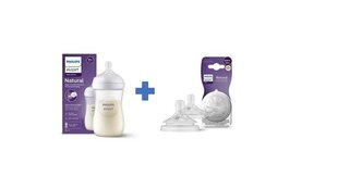 Бутылочка Philips Avent SCY903/01 с сосками SCY964/02, 260 мл цена и информация | Бутылочки и аксессуары | hansapost.ee