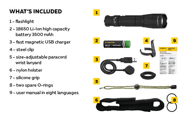 Taskulamp Armytek Dobermann Pro Magnet USB цена и информация | Taskulambid, pealambid ja prožektorid | hansapost.ee