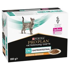 Purina Pro Plan Veterinary Diets EN St/Ox Gastrointestinal kassipoegadele ja täiskasvanud kassidele kanalihaga, 10x85 g hind ja info | Kassikonservid | hansapost.ee