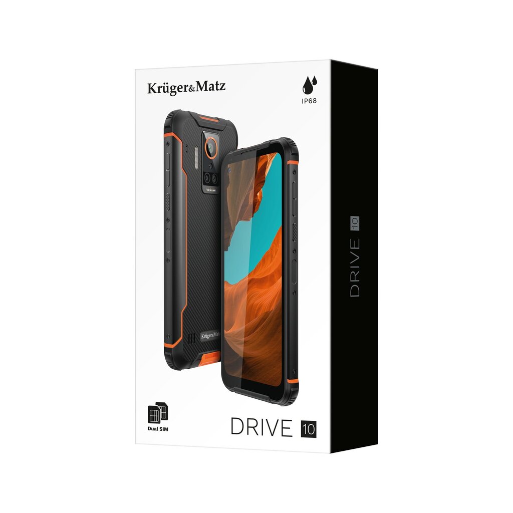 Kruger & Matz Drive 10 128 GB, must hind ja info | Telefonid | hansapost.ee