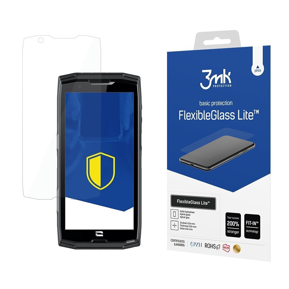 Crosscall Core X5 - 3mk FlexibleGlass Lite™ screen protector hind ja info | Ekraani kaitseklaasid ja kaitsekiled | hansapost.ee
