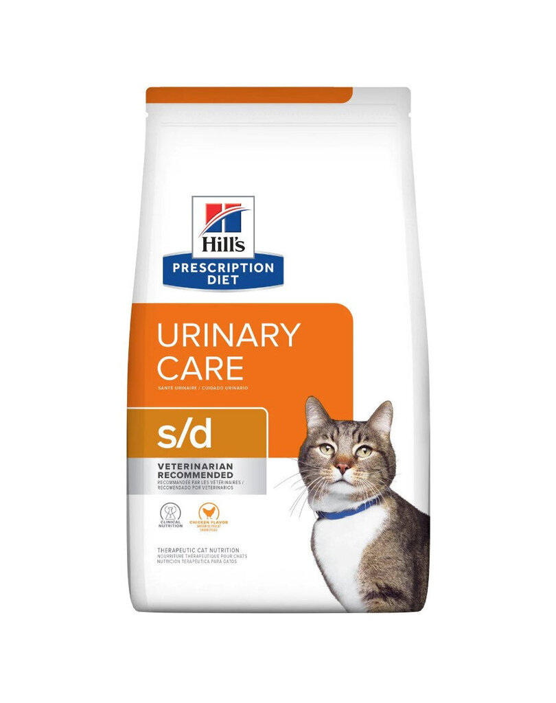 Hill's Prescription Diet Feline Urinary Care s/d kanaga, 3 kg цена и информация | Kassi kuivtoit ja kassikrõbinad | hansapost.ee