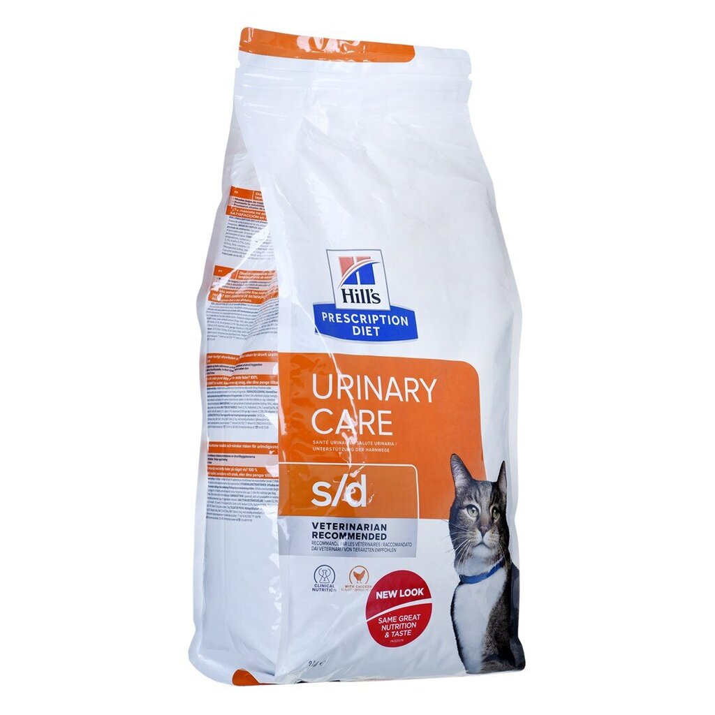 Hill's Prescription Diet Feline Urinary Care s/d kanaga, 3 kg hind ja info | Kassi kuivtoit ja kassikrõbinad | hansapost.ee