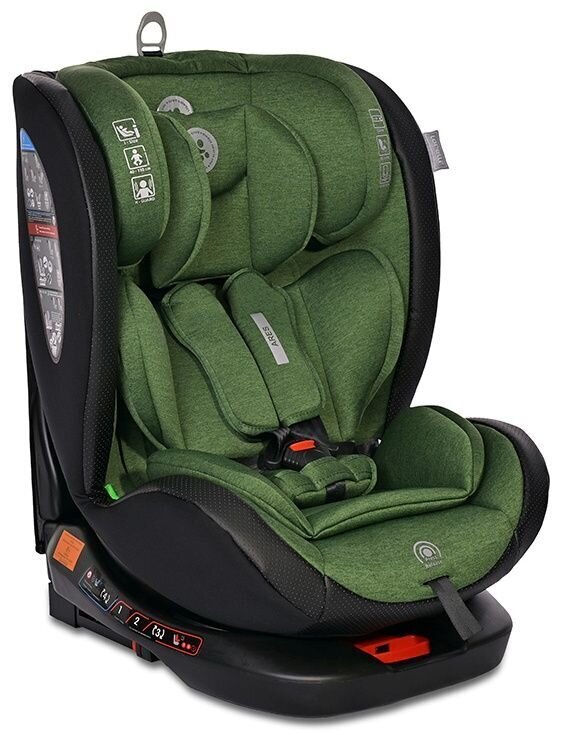 Autotool Lorelli Ares i-Size IsoFix, 0-36 kg, Green hind ja info | Turvatoolid ja turvahällid | hansapost.ee