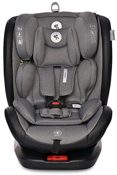 Autotool Lorelli Ares i-Size IsoFix, 0-36 kg, Grey hind ja info | Turvatoolid ja turvahällid | hansapost.ee