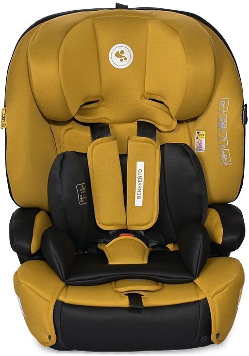 Autotool Lorelli Benevento i-Size Isofix, 15-36 kg, Lemon Curry hind ja info | Turvatoolid ja turvahällid | hansapost.ee