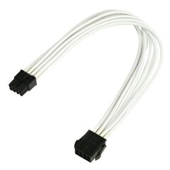 Nanoxia 8-Pin PCI-E extension cable 30cm white hind ja info | Juhtmed ja kaablid | hansapost.ee