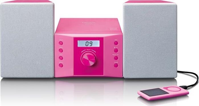 Lenco muusikakeskus MC-013 roosa hind ja info | Raadiod ja magnetoolad | hansapost.ee