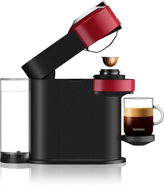 Krups kapselkohvimasin Nespresso Vertuo Next, punane цена и информация | Kohvimasinad ja espressomasinad | hansapost.ee