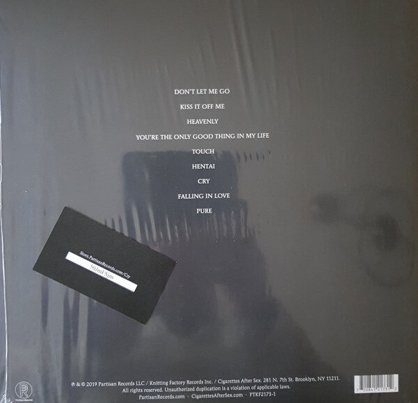 Cigarettes After Sex - Cry, LP, vinüülplaat, 12" vinyl record hind ja info | Vinüülplaadid, CD, DVD | hansapost.ee