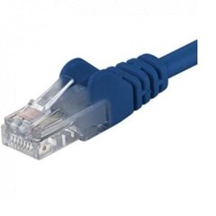 Patchcord UTP RJ45-RJ45 Cat.5e 0,5 m, albastru, "UTP-5E-0,5-BL" (timbru verde 0,08 lei) цена и информация | Кабели и провода | hansapost.ee