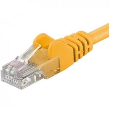 Patchcord UTP RJ45-RJ45 Cat.5e 2m, gala, "UTP-5E-2-Y" (tämbris 0,08 lei) цена и информация | Juhtmed ja kaablid | hansapost.ee