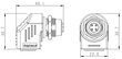 NURGAGA ADAPTER M12D-G/RJ45-G price and information | Nutitelerite lisatarvikud | hansapost.ee