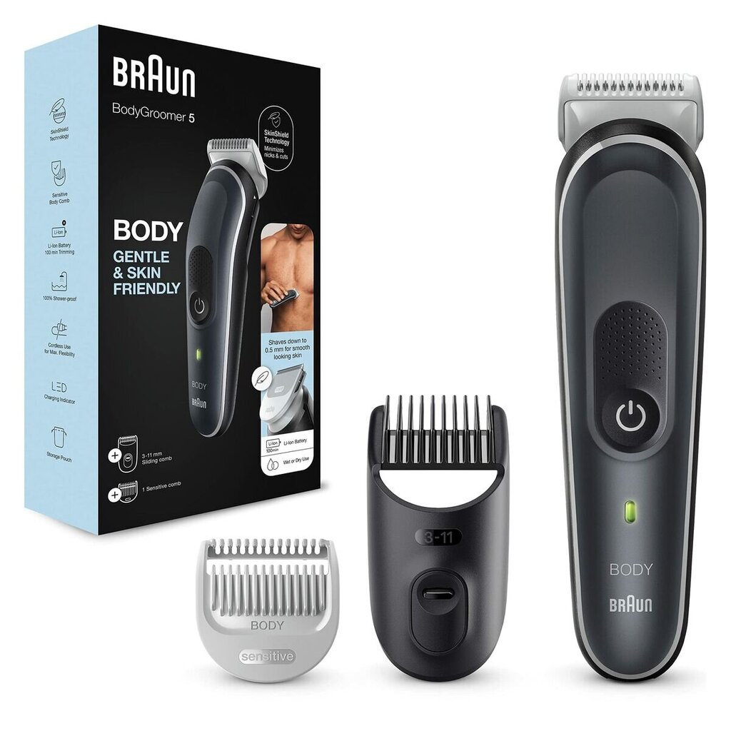 Juukselõikurid Braun BodyGroomer 5 (Renoveeritud A) цена и информация | Juukselõikusmasinad ja trimmerid | hansapost.ee