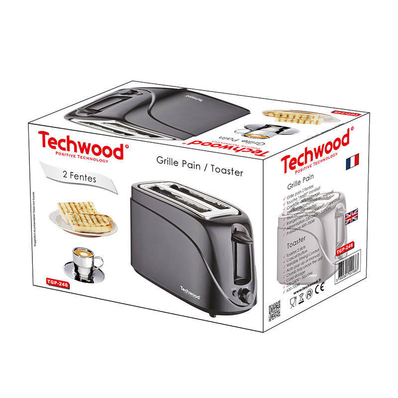 Techwood TGP-246 röster (must) цена и информация | Rösterid | hansapost.ee