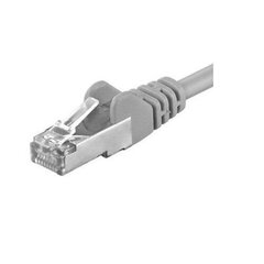 Patchcord SFTP RJ45-RJ45 Cat.6A, 1,5 m, gri, "SFTP-6A-1,5-G" (tämbris 0,08 lei) цена и информация | Кабели и провода | hansapost.ee