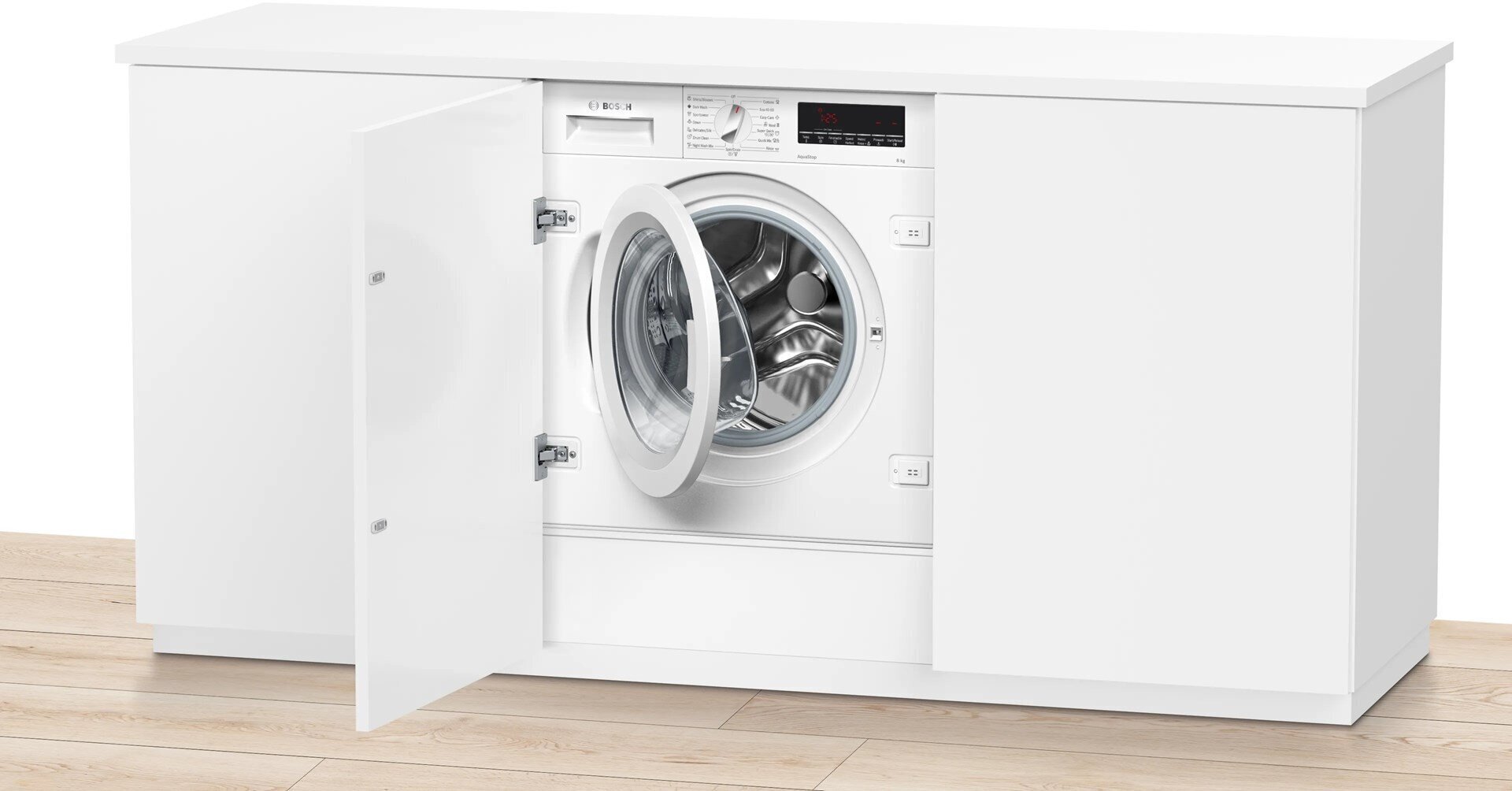 Bosch Serie 8 WIW28542EU pesumasin eestlaetav 8 kg 1400 p/min C Valge цена и информация | Pesumasinad | hansapost.ee