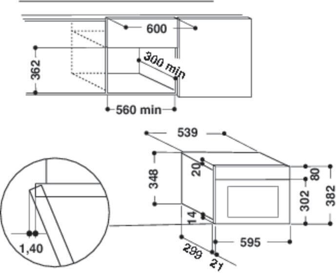 Whirlpool integreeritav mikrolaineahi AMW 439 IX, roostevaba teras hind ja info | Mikrolaineahjud | hansapost.ee