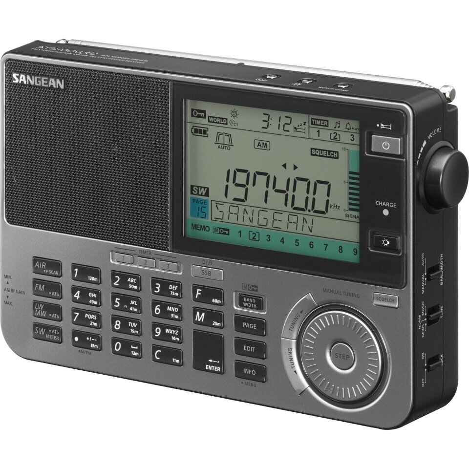 Sangean raadio ATS-909 X2 graphite цена и информация | Raadiod ja äratuskellad | hansapost.ee