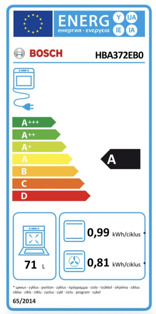 Bosch HBA372EB0 ƒe ƒuƒoƒo hind ja info | Ahjud | hansapost.ee