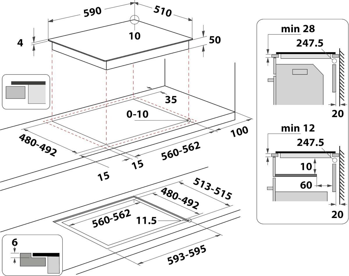 Whirlpool induktsioonpliit WL B4060 CPNE hind ja info | Pliidiplaadid | hansapost.ee