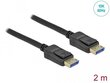 Delocki kaabel DisplayPort 2.0 isane > DisplayPort isane 10K 2 m цена и информация | Juhtmed ja kaablid | hansapost.ee