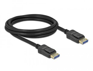 Delocki kaabel DisplayPort 2.0 isane > DisplayPort isane 10K 2 m цена и информация | Кабели и провода | hansapost.ee