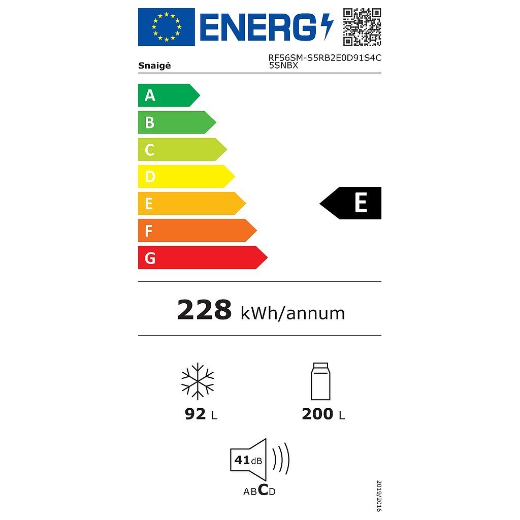 RF56SM-S5RB2E0 hind ja info | Külmkapid-külmikud | hansapost.ee