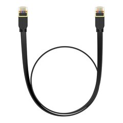 Baseus Cat 7 UTP Ethernet RJ45 Cable Flat 1 m black цена и информация | Кабели и провода | hansapost.ee