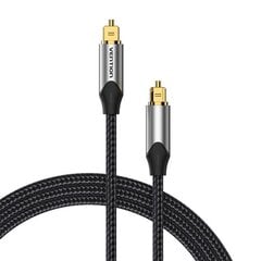 Optical Audio Cable Vention 5m (Black) цена и информация | Кабели и провода | hansapost.ee