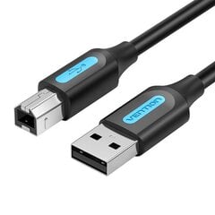 Cable USB 2.0 A to B Vention COQBD 2m (black) hind ja info | Juhtmed ja kaablid | hansapost.ee