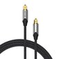 Optical Audio Cable Vention BAVHH 2m (Black) цена и информация | Juhtmed ja kaablid | hansapost.ee